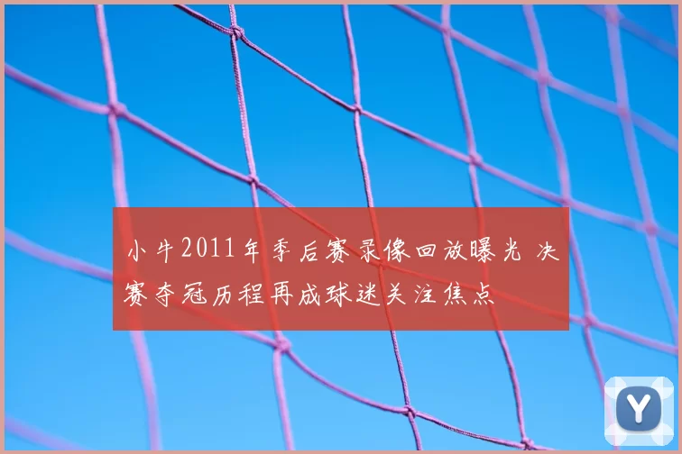小牛2011年季后赛录像回放曝光 决赛夺冠历程再成球迷关注焦点