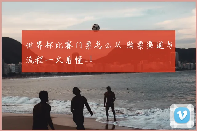 世界杯比赛门票怎么买 购票渠道与流程一文看懂_1